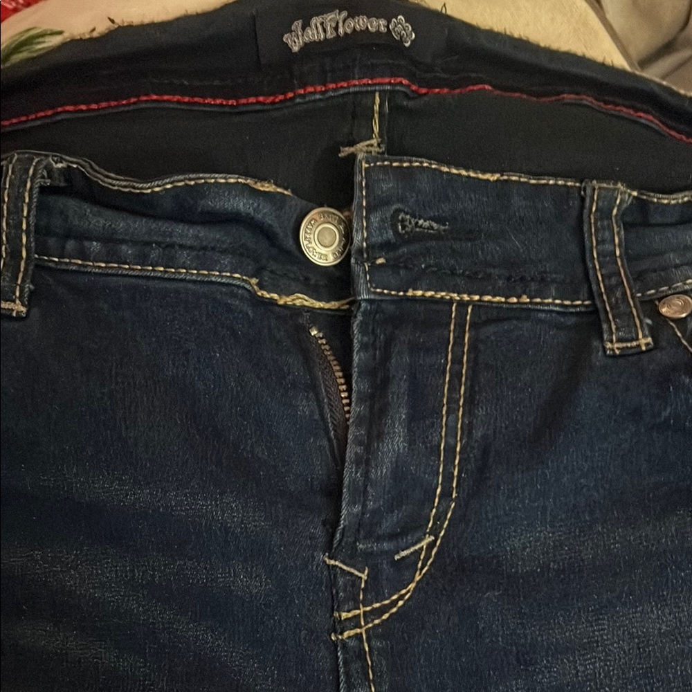 Wallflower Dark Blue Denim Jeans